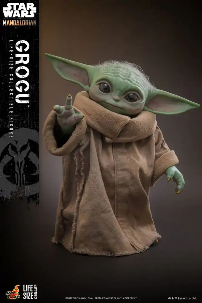 Star Wars: The Mandalorian Life-Size Masterpiece akciófigura Grogu 37 cm termékfotó