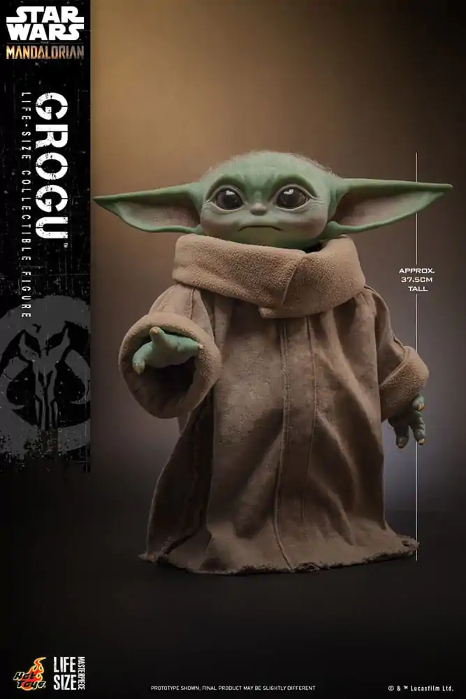 Star Wars: The Mandalorian Life-Size Masterpiece akciófigura Grogu 37 cm termékfotó
