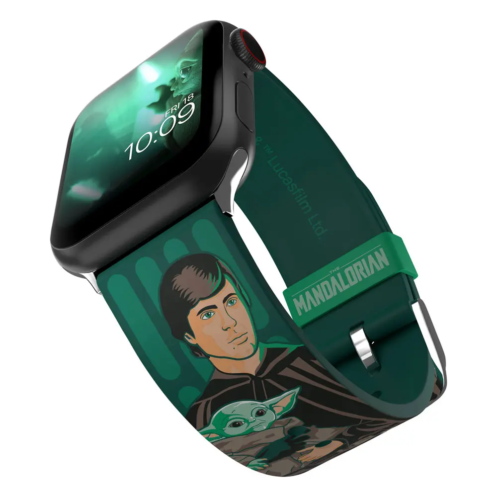 Star Wars: The Mandalorian Luke &amp; Grogu óraszíj okosórákhoz termékfotó