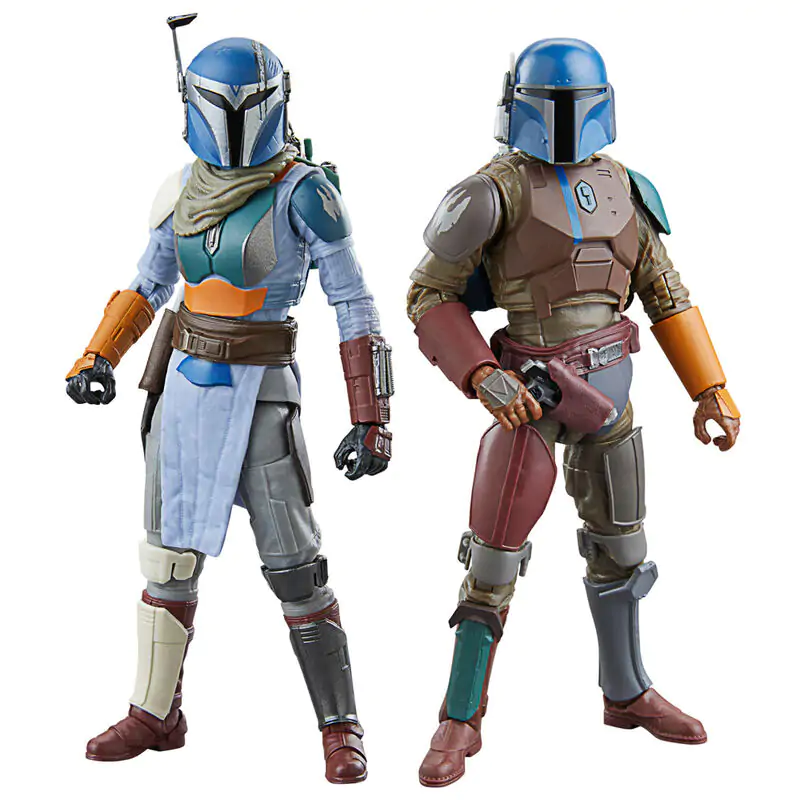 Star Wars The Mandalorian - Mandalorian & Shriek-Hawk Trainers 2db-os figura csomag 15cm termékfotó