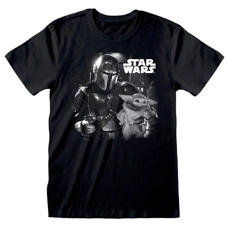 Star Wars The Mandalorian - Mandalorian and Baby Yoda felnőtt póló termékfotó