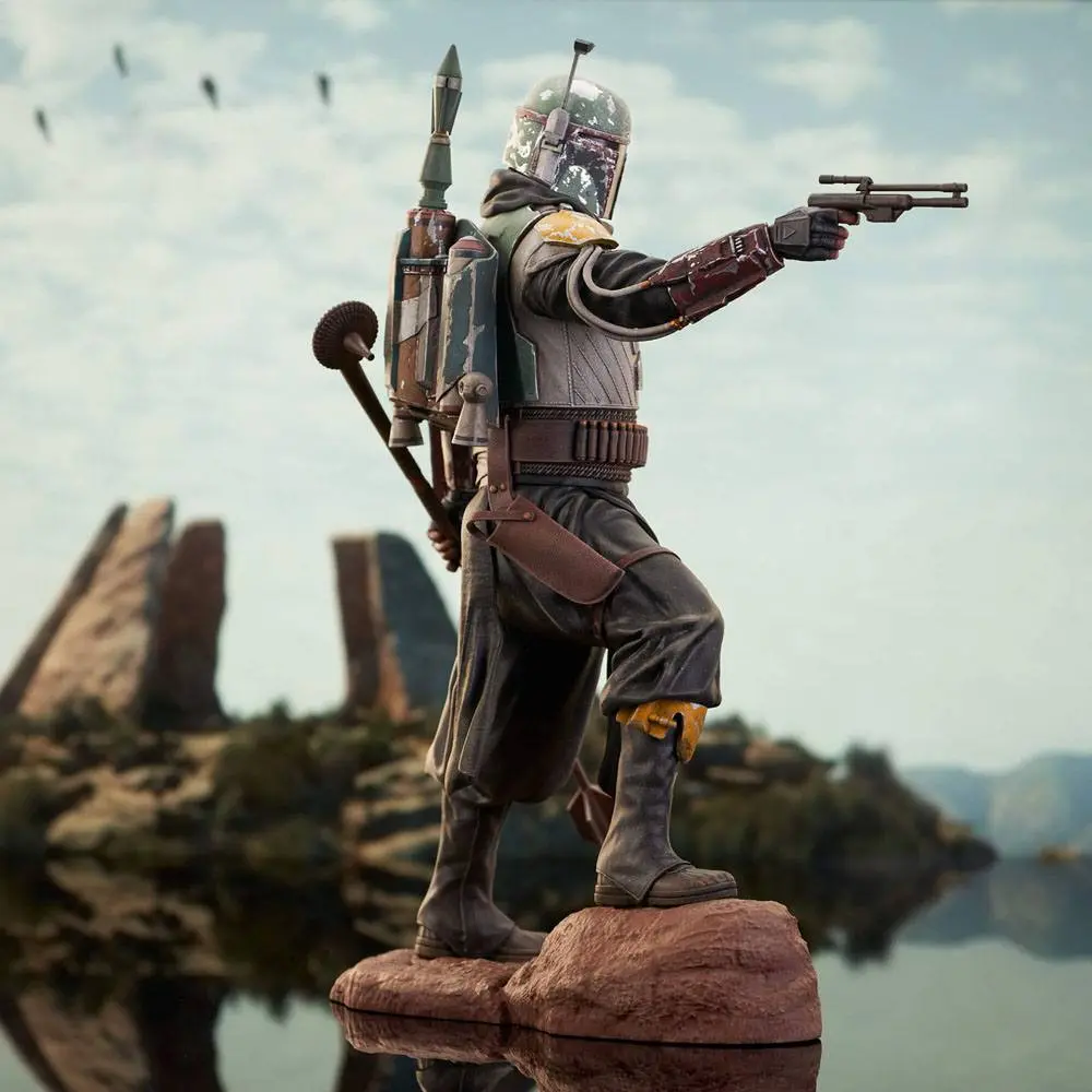 Star Wars: The Mandalorian Milestones 1/6 Boba Fett szobor figura 30 cm termékfotó