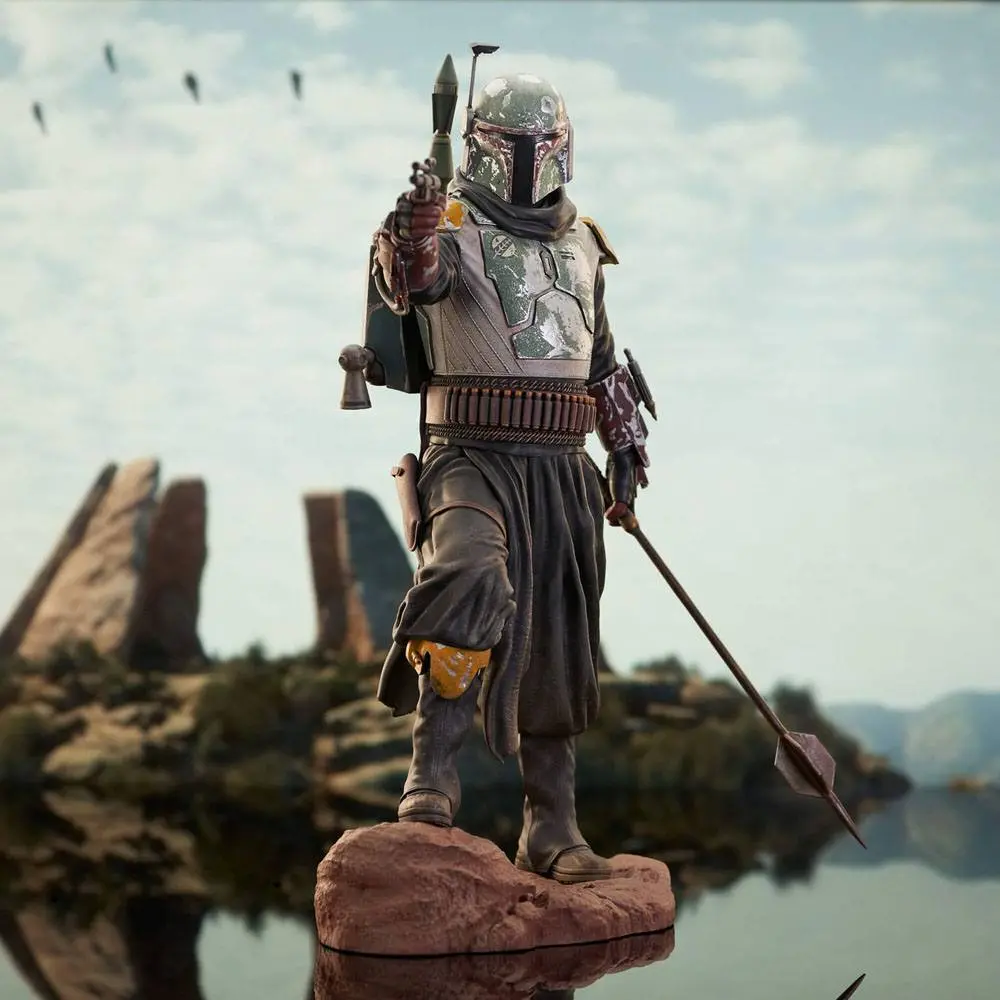 Star Wars: The Mandalorian Milestones 1/6 Boba Fett szobor figura 30 cm termékfotó