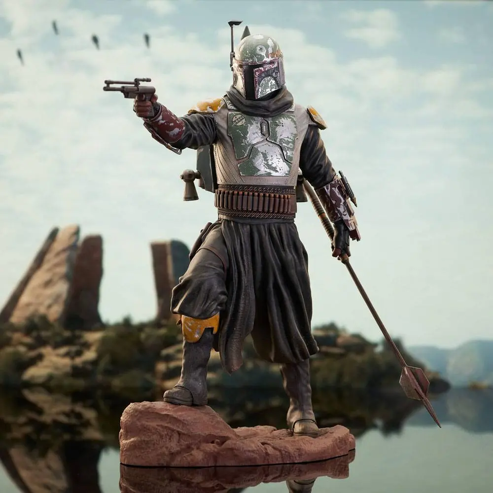 Star Wars: The Mandalorian Milestones 1/6 Boba Fett szobor figura 30 cm termékfotó