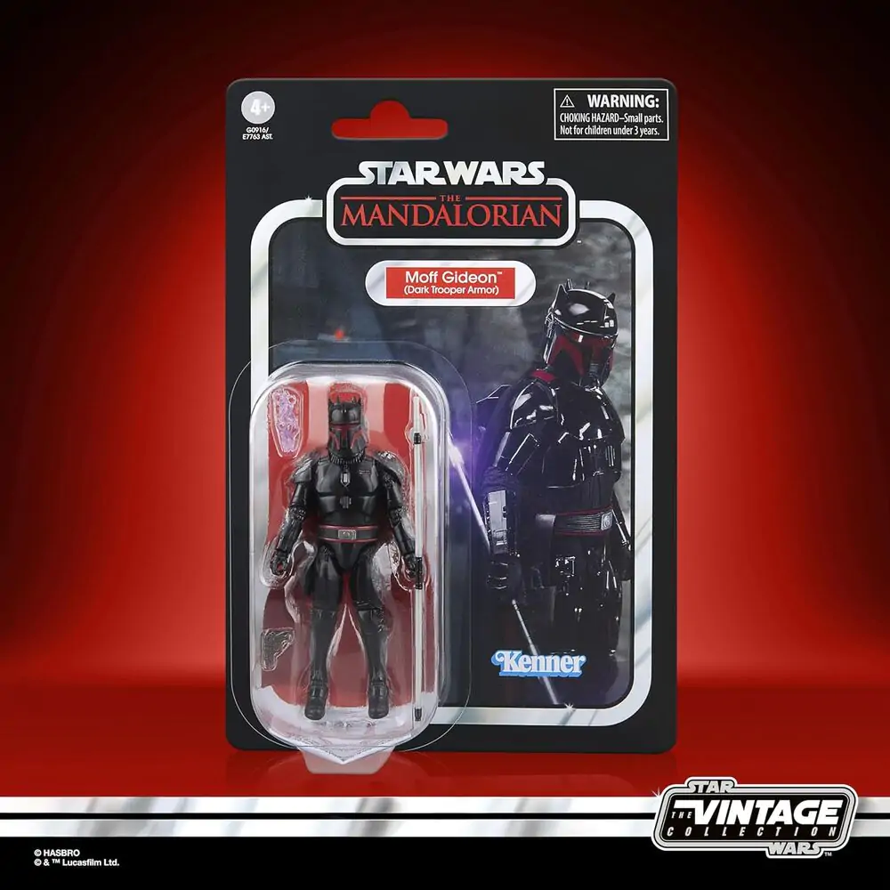 Star Wars The Mandalorian Moff Gideon Dark Trooper Armor figura 9,5cm termékfotó