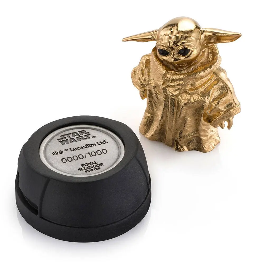 Star Wars The Mandalorian Pewter Collectible Grogu (Gilt) Limitált kiadás szobor figura 6 cm termékfotó