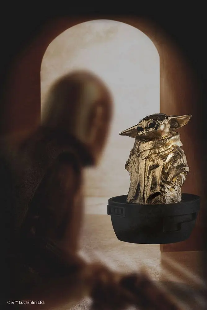 Star Wars The Mandalorian Pewter Collectible Grogu (Gilt) Limitált kiadás szobor figura 6 cm termékfotó