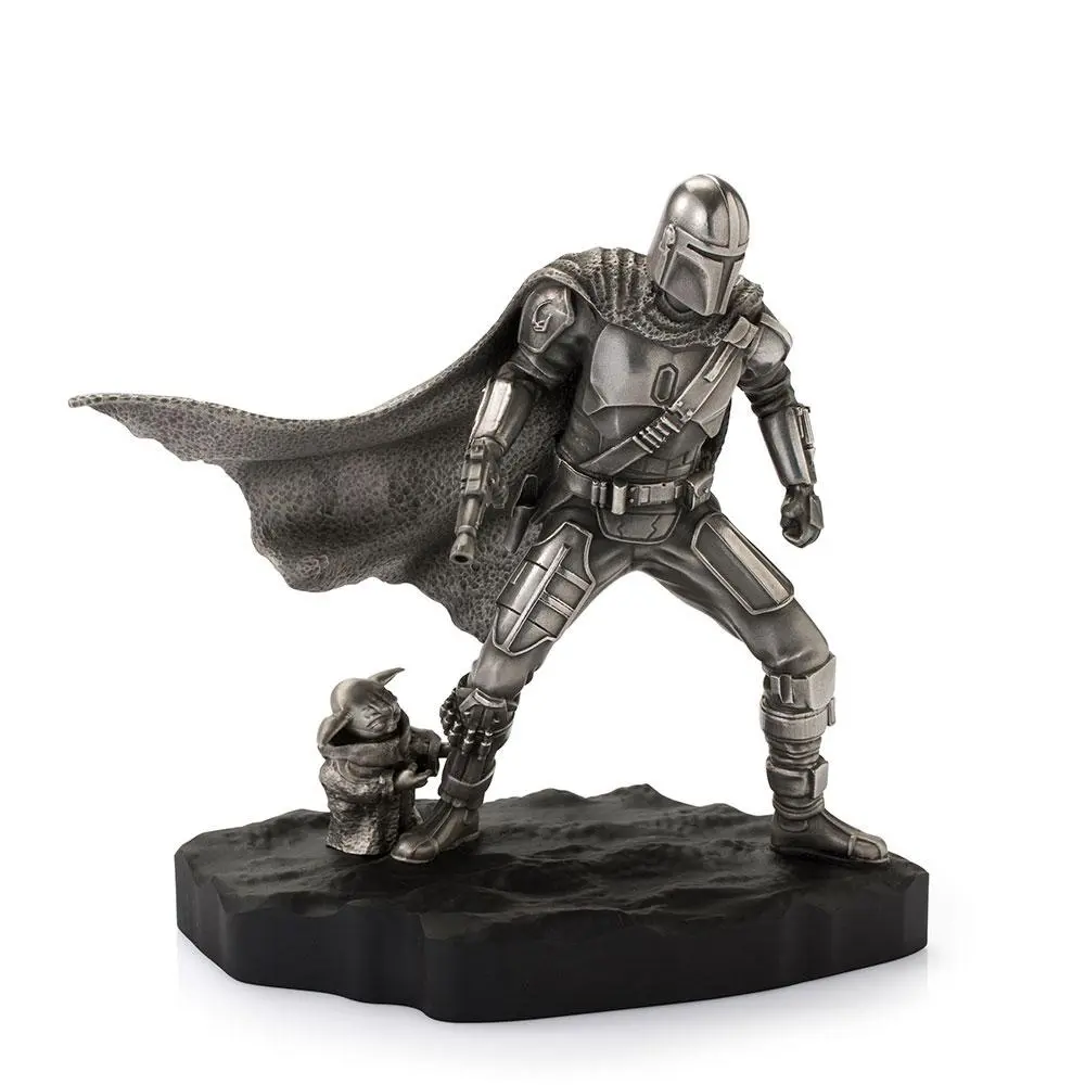 Star Wars The Mandalorian Pewter Collectible Mandalorian Limitált kiadás szobor figura 20 cm termékfotó
