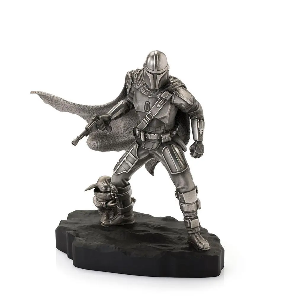 Star Wars The Mandalorian Pewter Collectible Mandalorian Limitált kiadás szobor figura 20 cm termékfotó