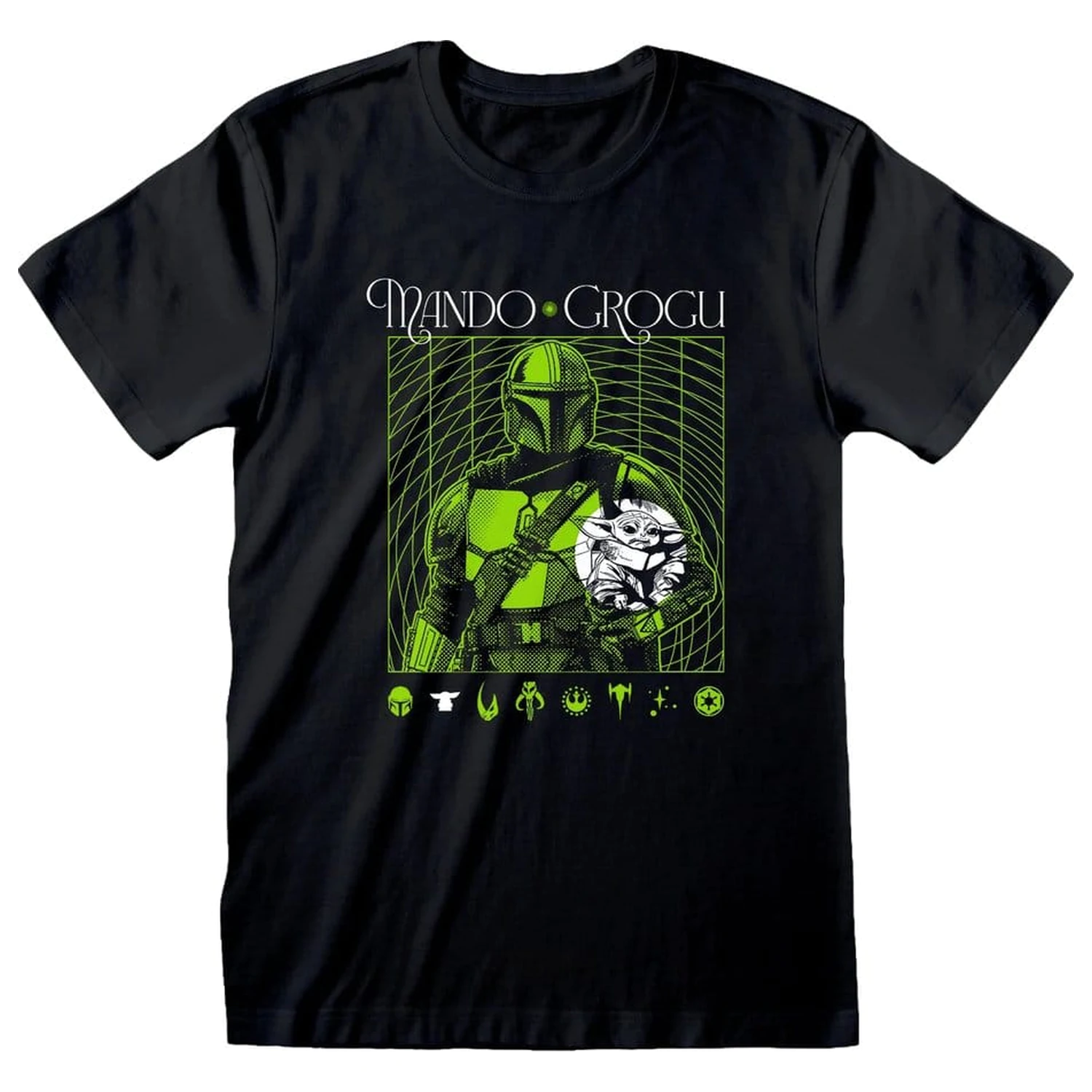 Star Wars The Mandalorian póló Handover Green termékfotó