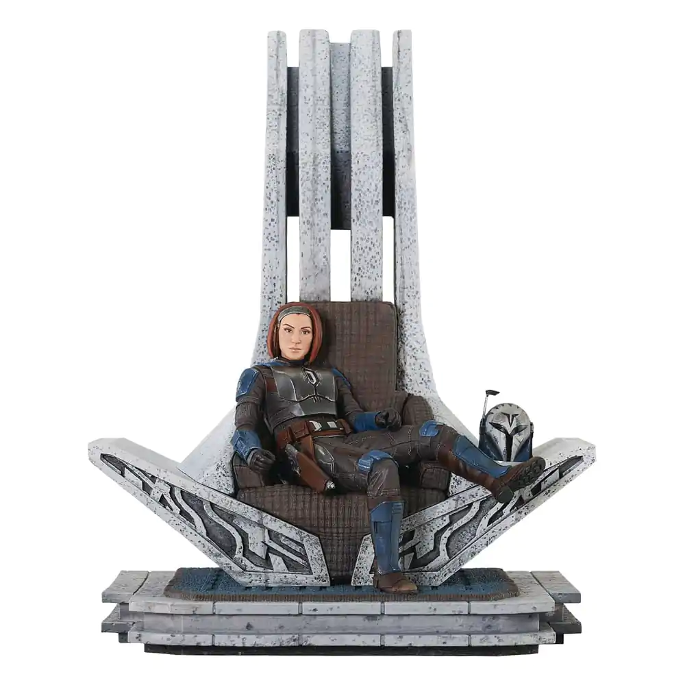 Star Wars: The Mandalorian Premier Collection 1/7 Bo-Katan Kryze on Throne szobor figura 35 cm termékfotó