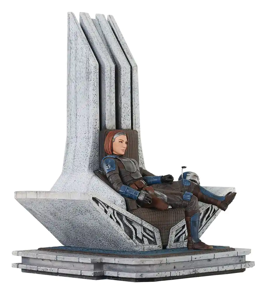 Star Wars: The Mandalorian Premier Collection 1/7 Bo-Katan Kryze on Throne szobor figura 35 cm termékfotó