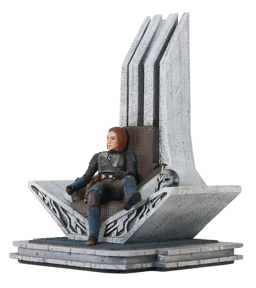 Star Wars: The Mandalorian Premier Collection 1/7 Bo-Katan Kryze on Throne szobor figura 35 cm termékfotó