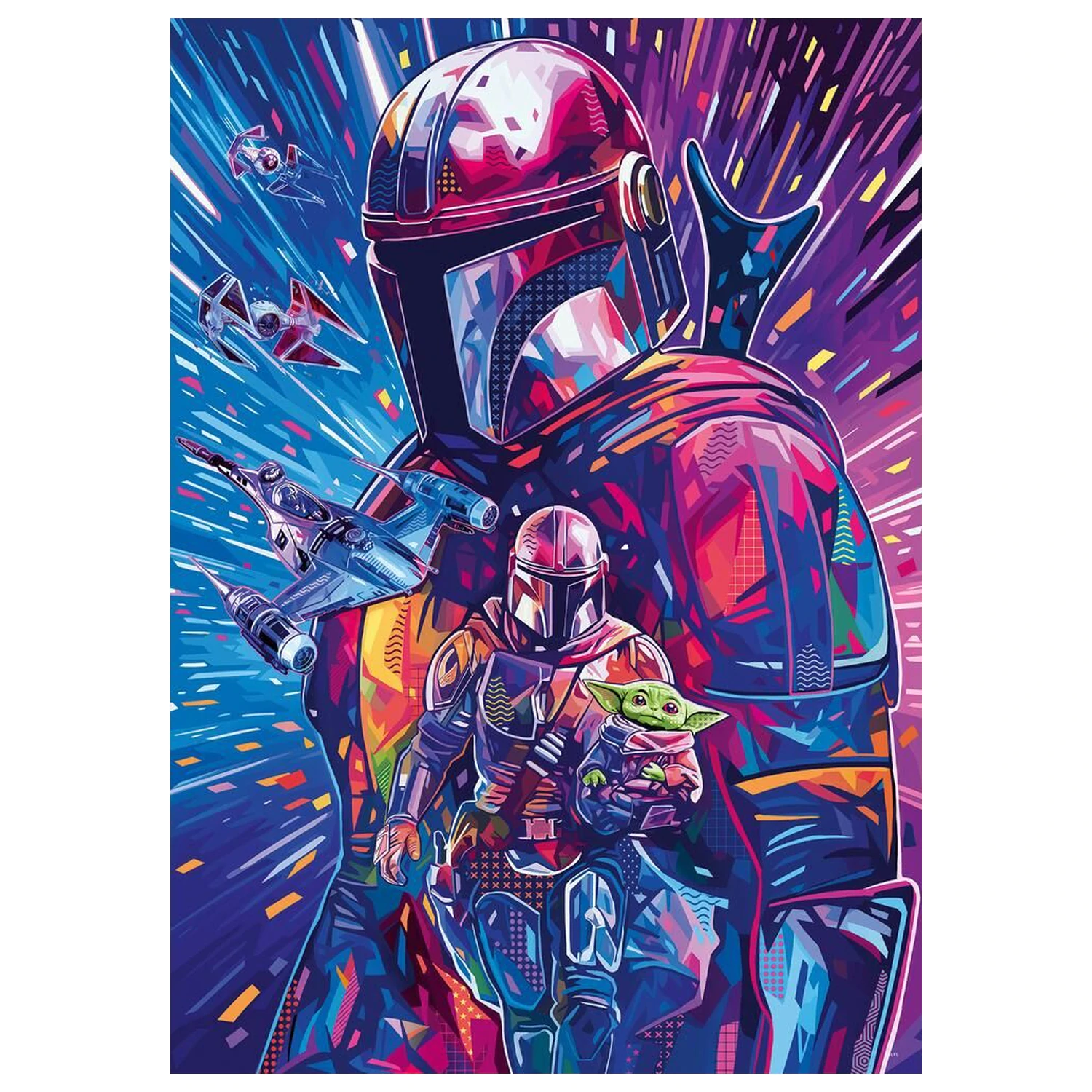 Star Wars The Mandalorian puzzle 500db-os termékfotó
