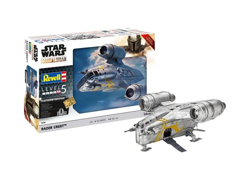 Star Wars: The Mandalorian Razor Crest &quot;Platinum Edition&quot; modell készlet termékfotó