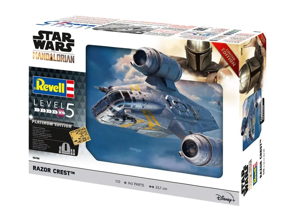 Star Wars: The Mandalorian Razor Crest &quot;Platinum Edition&quot; modell készlet termékfotó