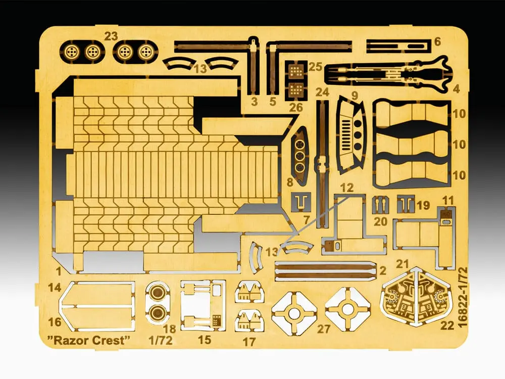 Star Wars: The Mandalorian Razor Crest &quot;Platinum Edition&quot; modell készlet termékfotó