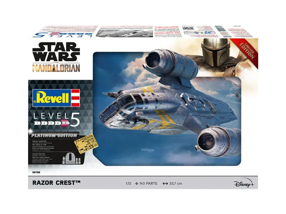 Star Wars: The Mandalorian Razor Crest &quot;Platinum Edition&quot; modell készlet termékfotó