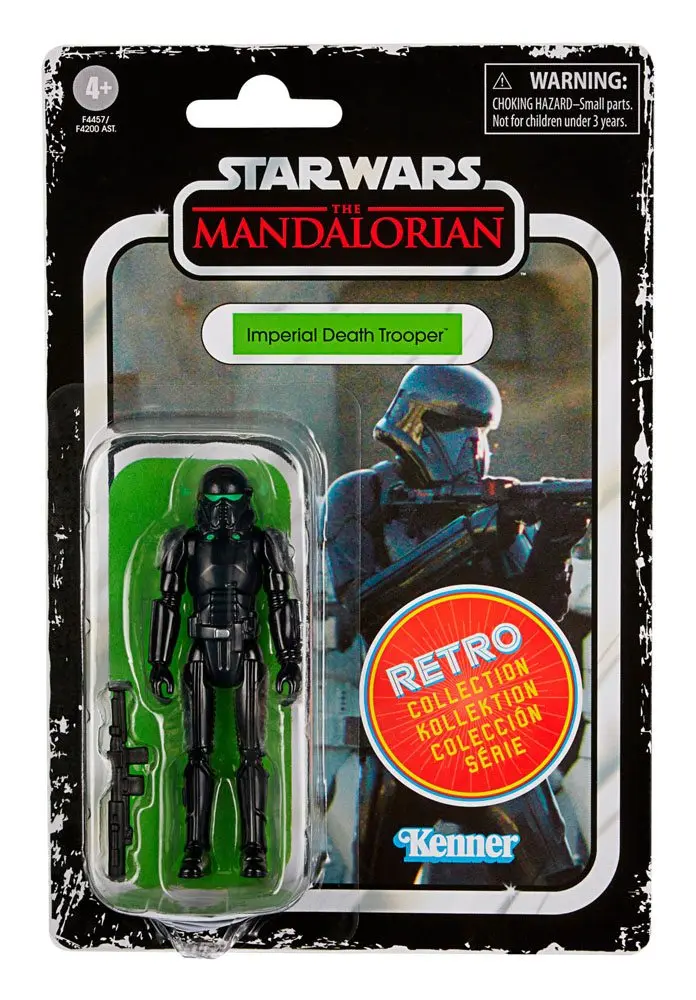 Star Wars The Mandalorian Retro Collection 2022 Imperial Death Trooper akciófigura 10 cm termékfotó