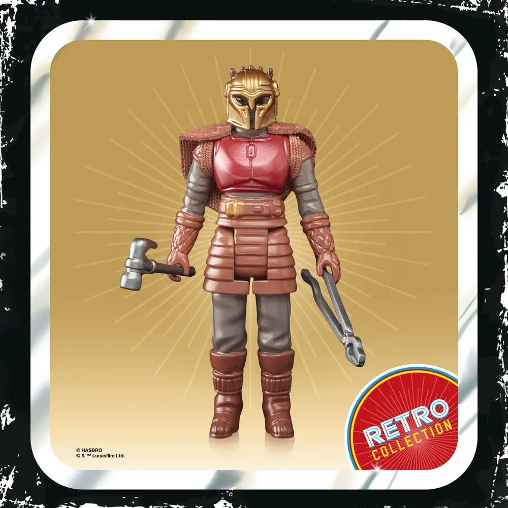 Star Wars The Mandalorian Retro Collection 2022 The Armorer akciófigura 10 cm termékfotó