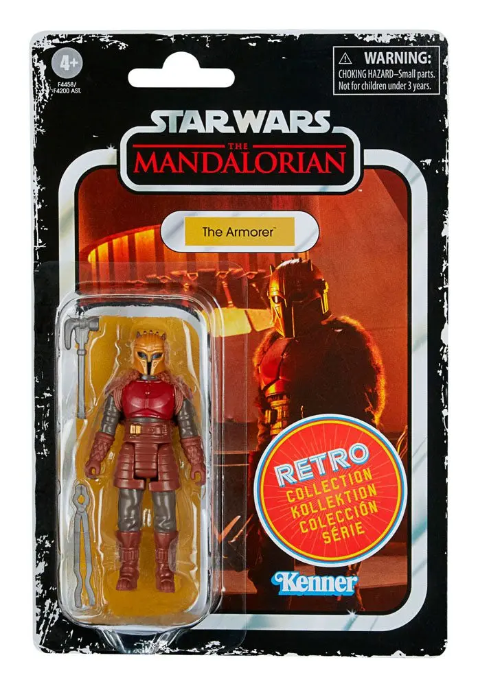 Star Wars The Mandalorian Retro Collection 2022 The Armorer akciófigura 10 cm termékfotó