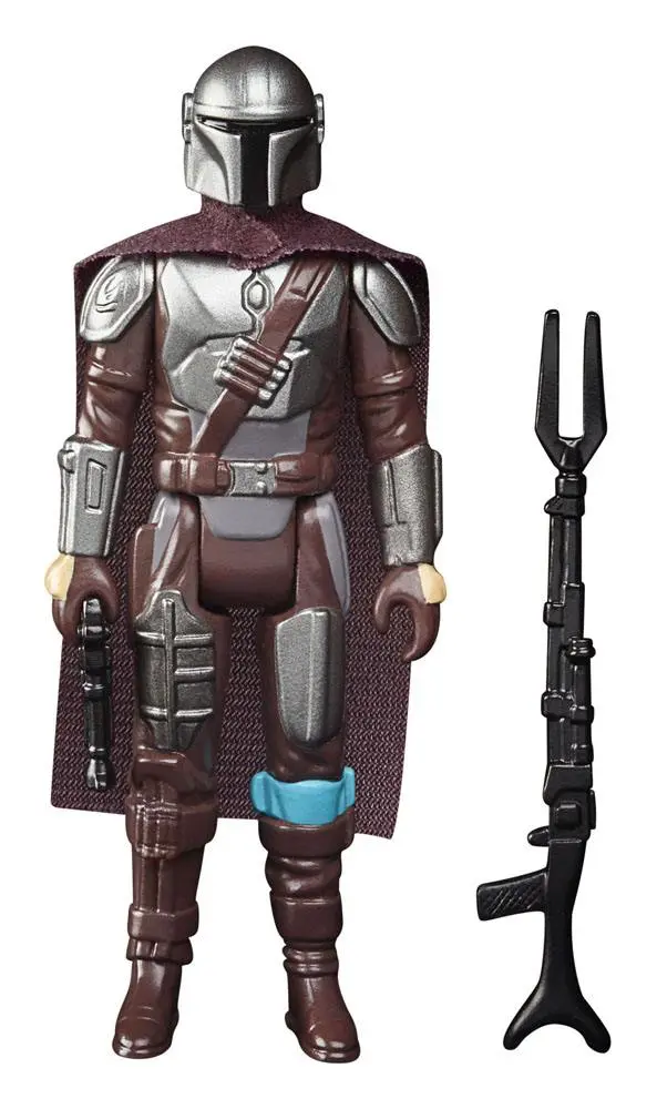 Star Wars The Mandalorian Retro Collection 2022 The Mandalorian (Beskar) akciófigura 10 cm termékfotó
