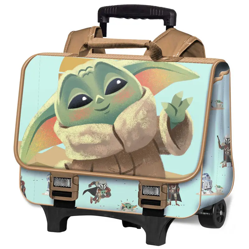 Star Wars The Mandalorian Say Hi Grogu gurulós iskolatáska termékfotó