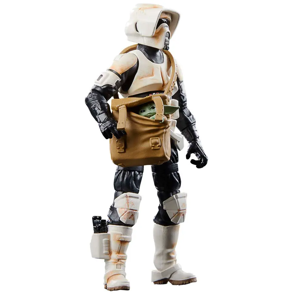 Star Wars the Mandalorian Speeder Bike Scout Trooper & Grogu figura 9cm termékfotó