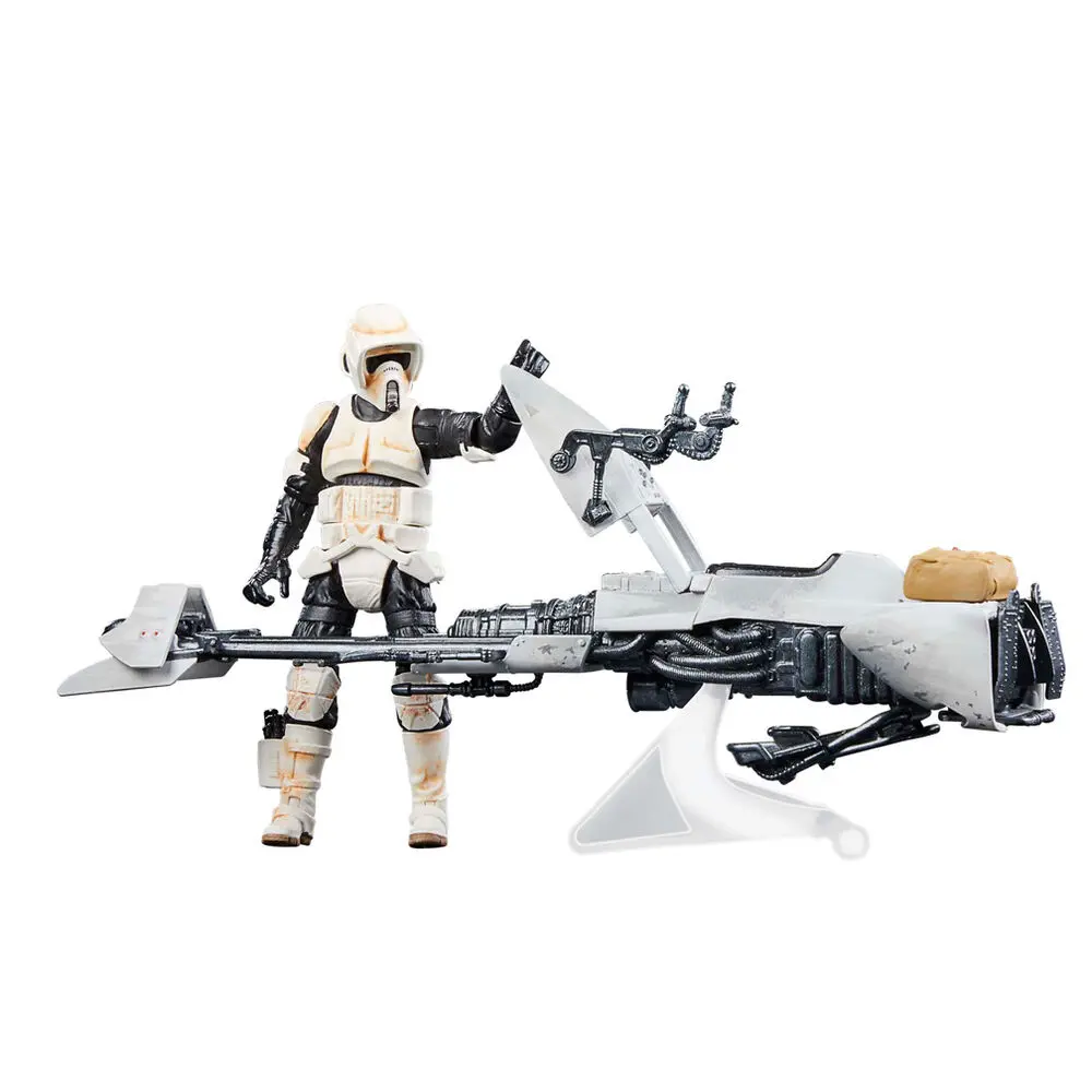 Star Wars the Mandalorian Speeder Bike Scout Trooper & Grogu figura 9cm termékfotó