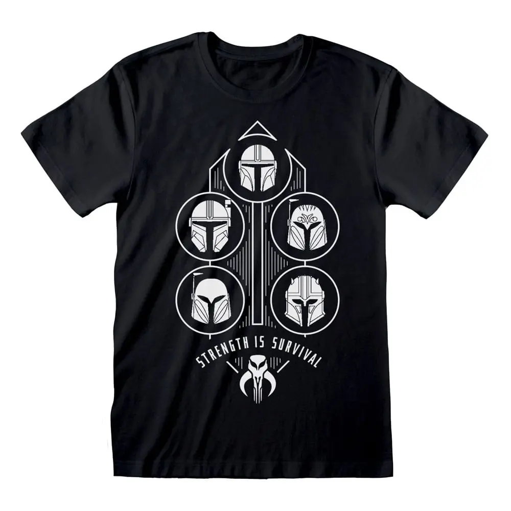 Star Wars: The Mandalorian Strength is Survival póló termékfotó