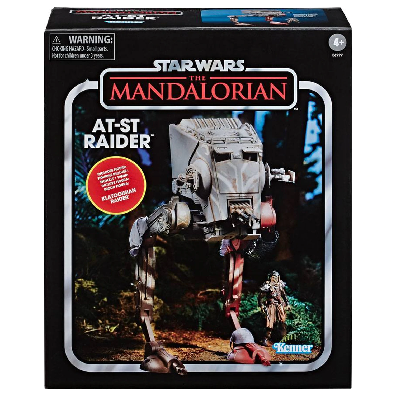 Star Wars The Mandalorian Vintage Collection AT-ST Raider & Klatooinian jármű és figura  termékfotó