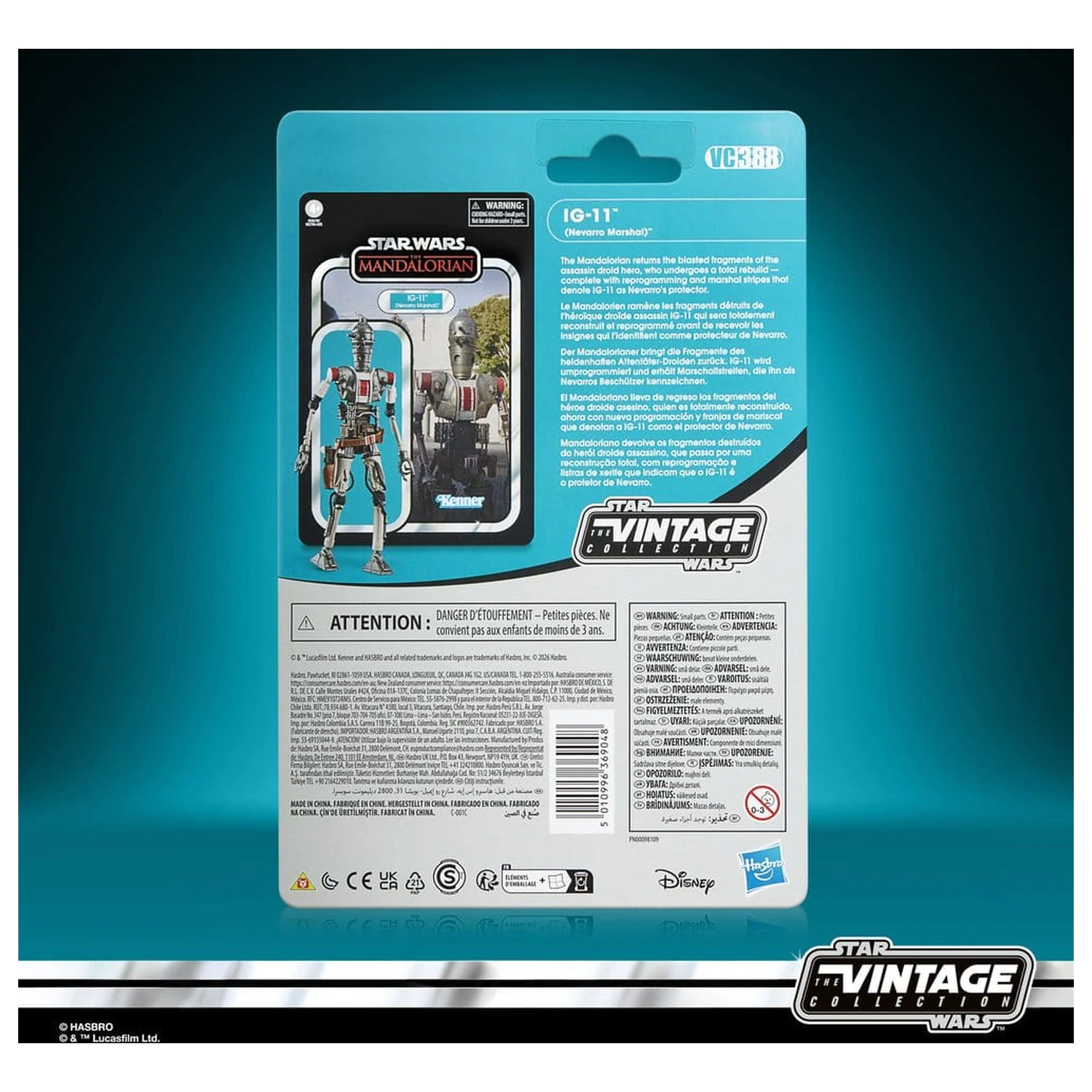 Star Wars: The Mandalorian Vintage Collection IG-11 (Nevarro Marshal) akciófigura 10 cm termékfotó