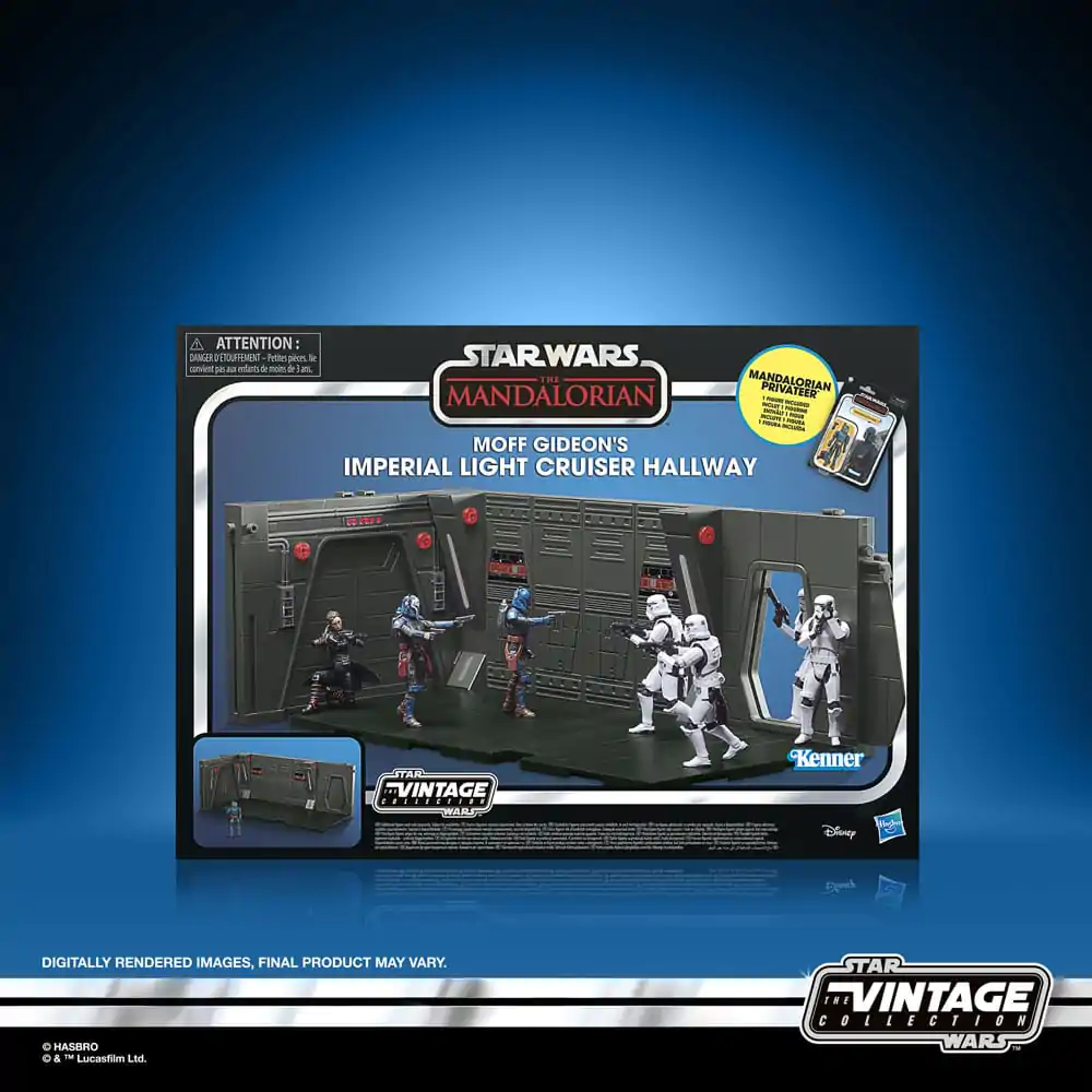 Star Wars: The Mandalorian Vintage Collection Tantive IV Hallway with Mandalorian Privateer figura 10 cm termékfotó