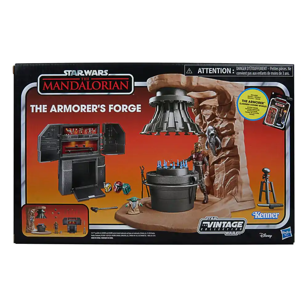 Star Wars The Mandalorian Vintage Collection The Armorer&#039;s Forge with The Armorer (Lakeside Covert World) termékfotó