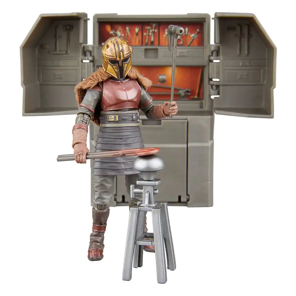 Star Wars The Mandalorian Vintage Collection The Armorer&#039;s Forge with The Armorer (Lakeside Covert World) termékfotó