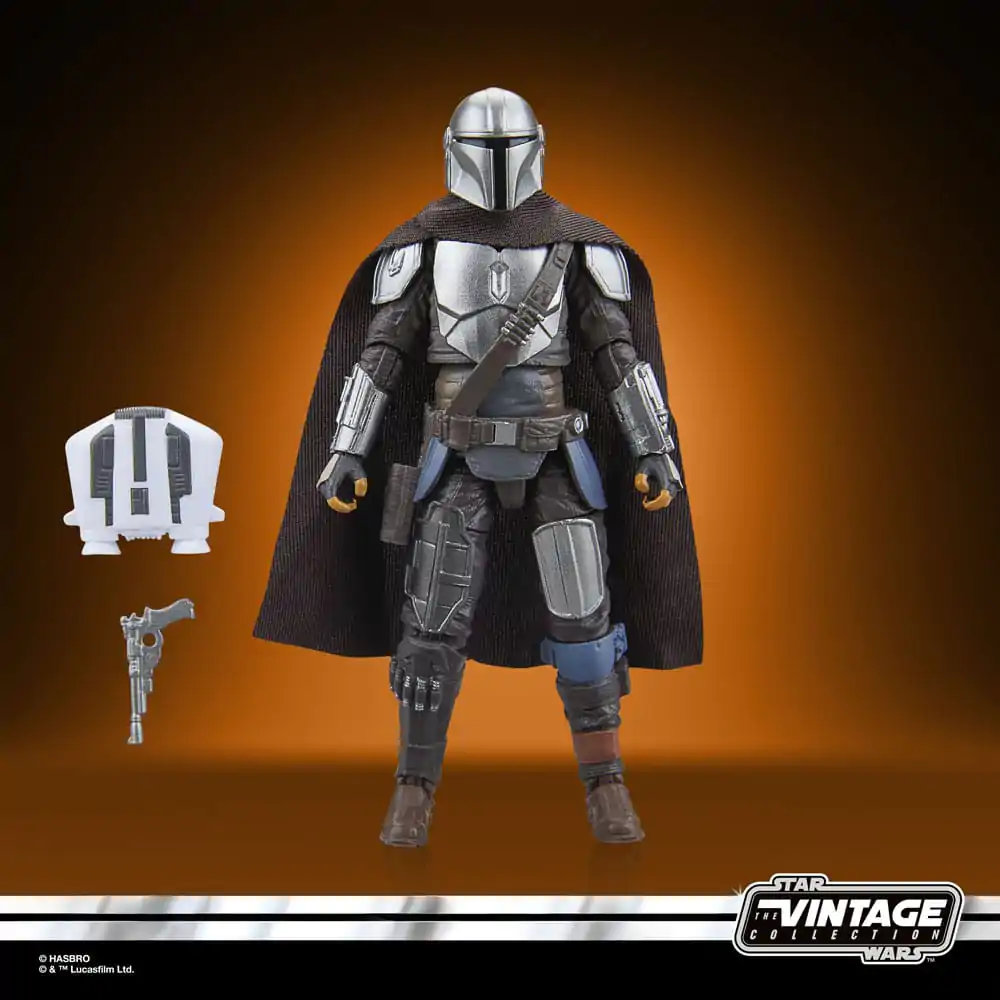 Star Wars: The Mandalorian Vintage Collection The Mandalorian (Imperial Base) akciófigura 10 cm termékfotó