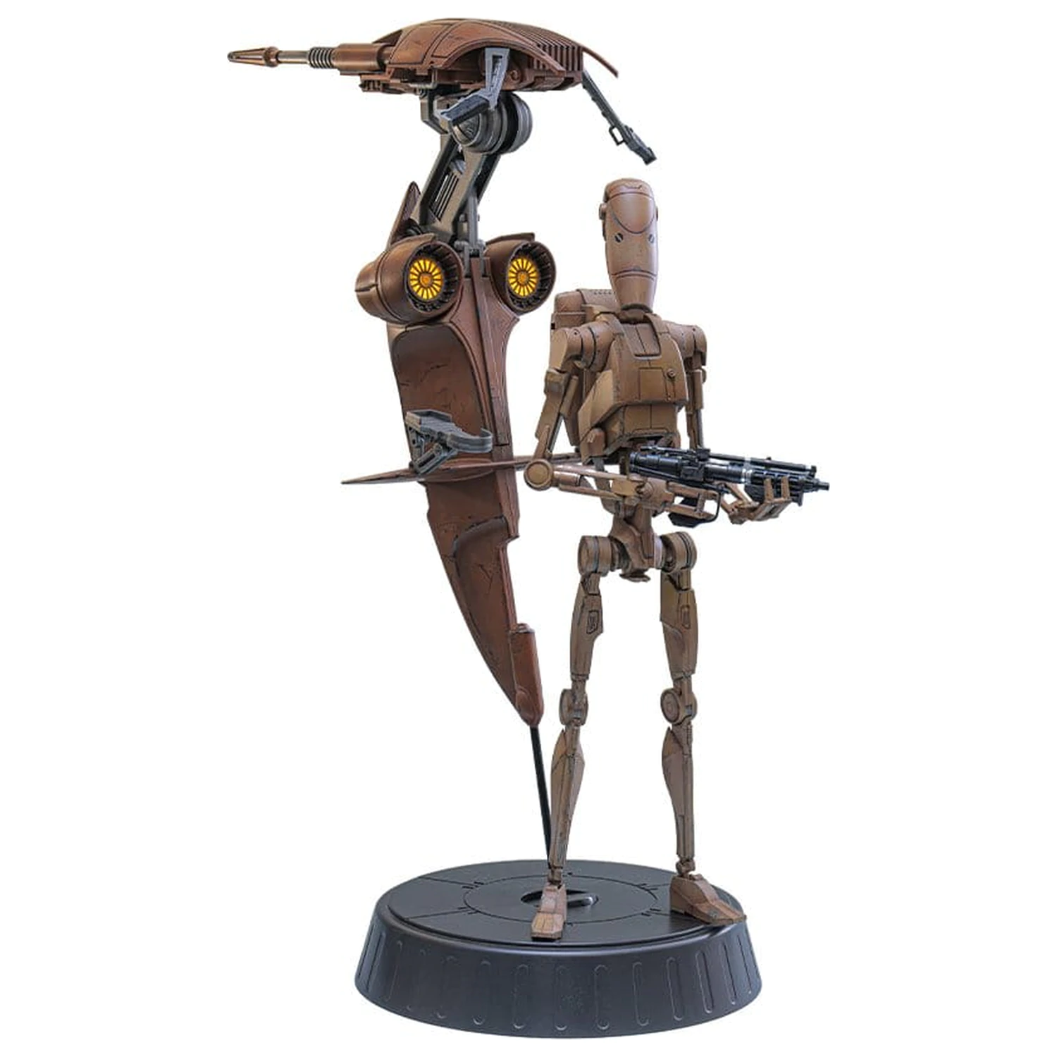 Star Wars: The Phantom Menace Movie Masterpiece akciófigura csomag 1/6 Battle Droid & STAP 32 cm termékfotó