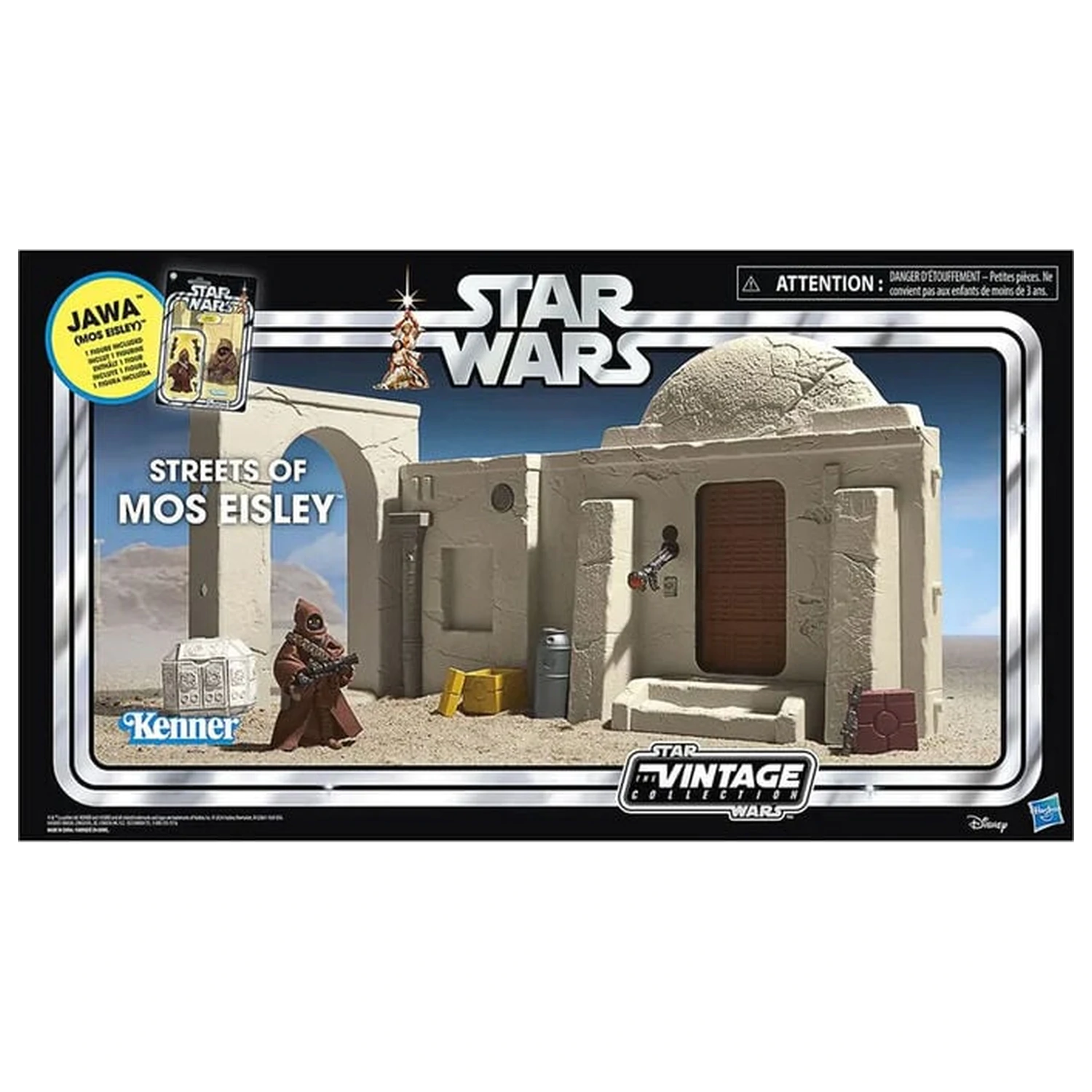 Star Wars Episode IV Vintage Collection Playset Streets of Mos Eisley with Jawa akciófigura termékfotó