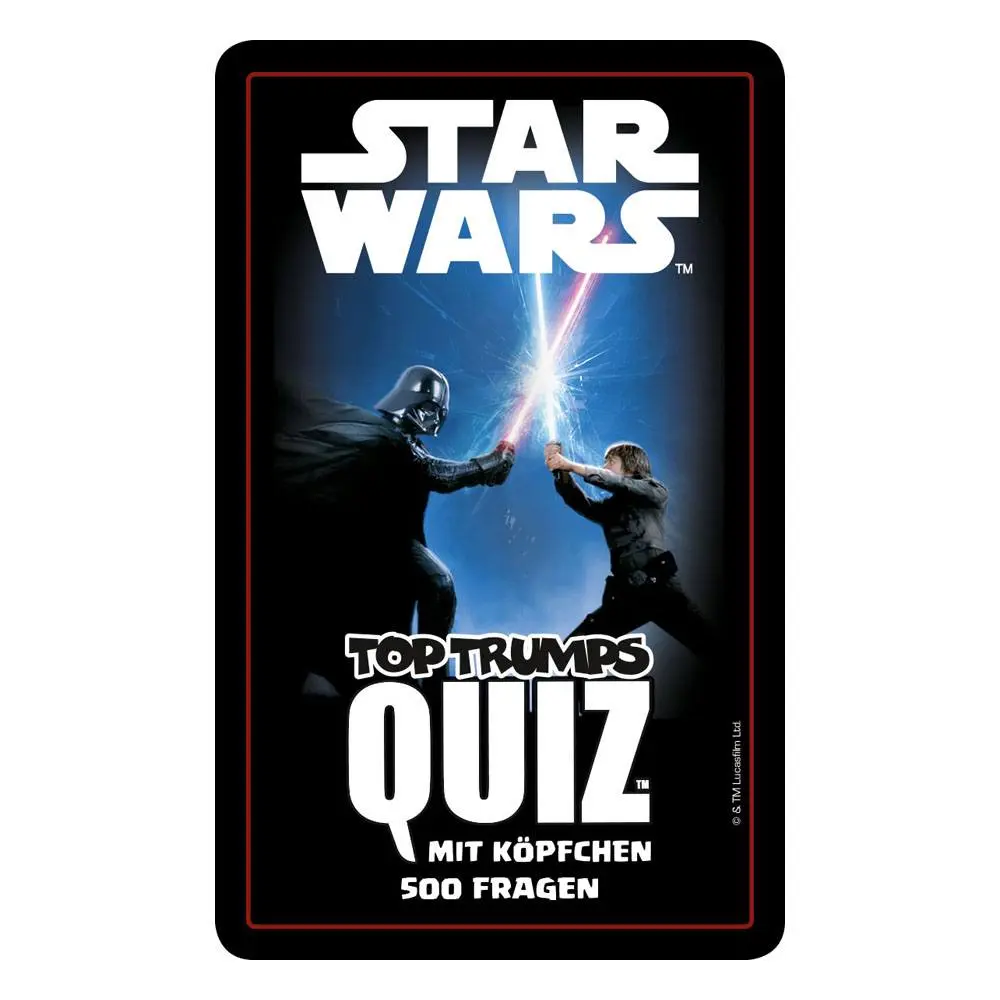 Star Wars Top Trumps Quiz Német nyelvű kártyajáték termékfotó