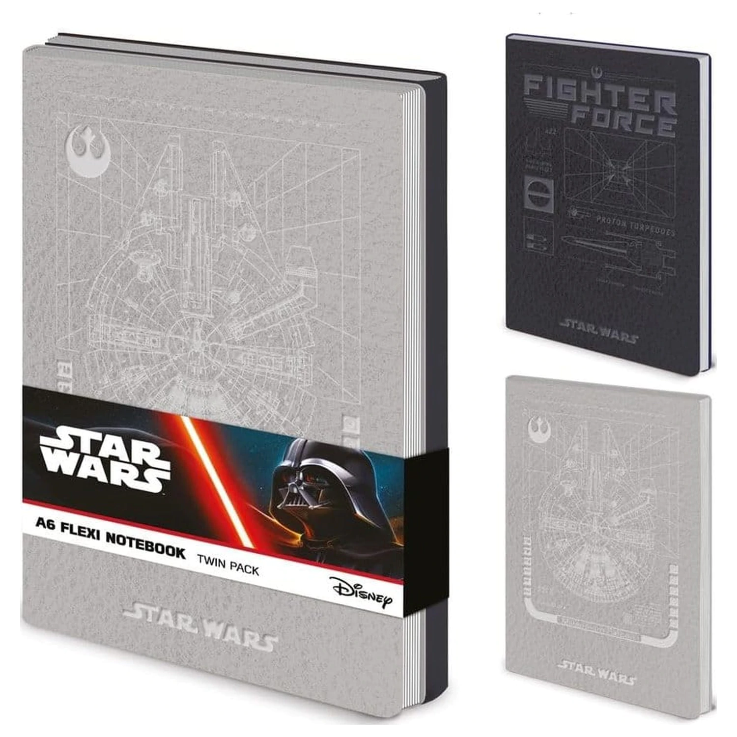 Star Wars Twin Pack (Rebel) A6 Flexi jegyzetfüzet csomag termékfotó
