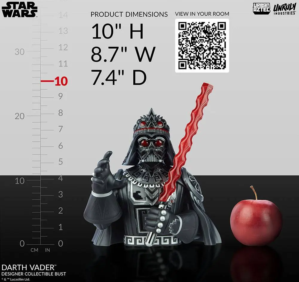 Star Wars Urban Aztec Vinyl mellszobor figura Darth Vader by Jesse Hernandez 25 cm termékfotó