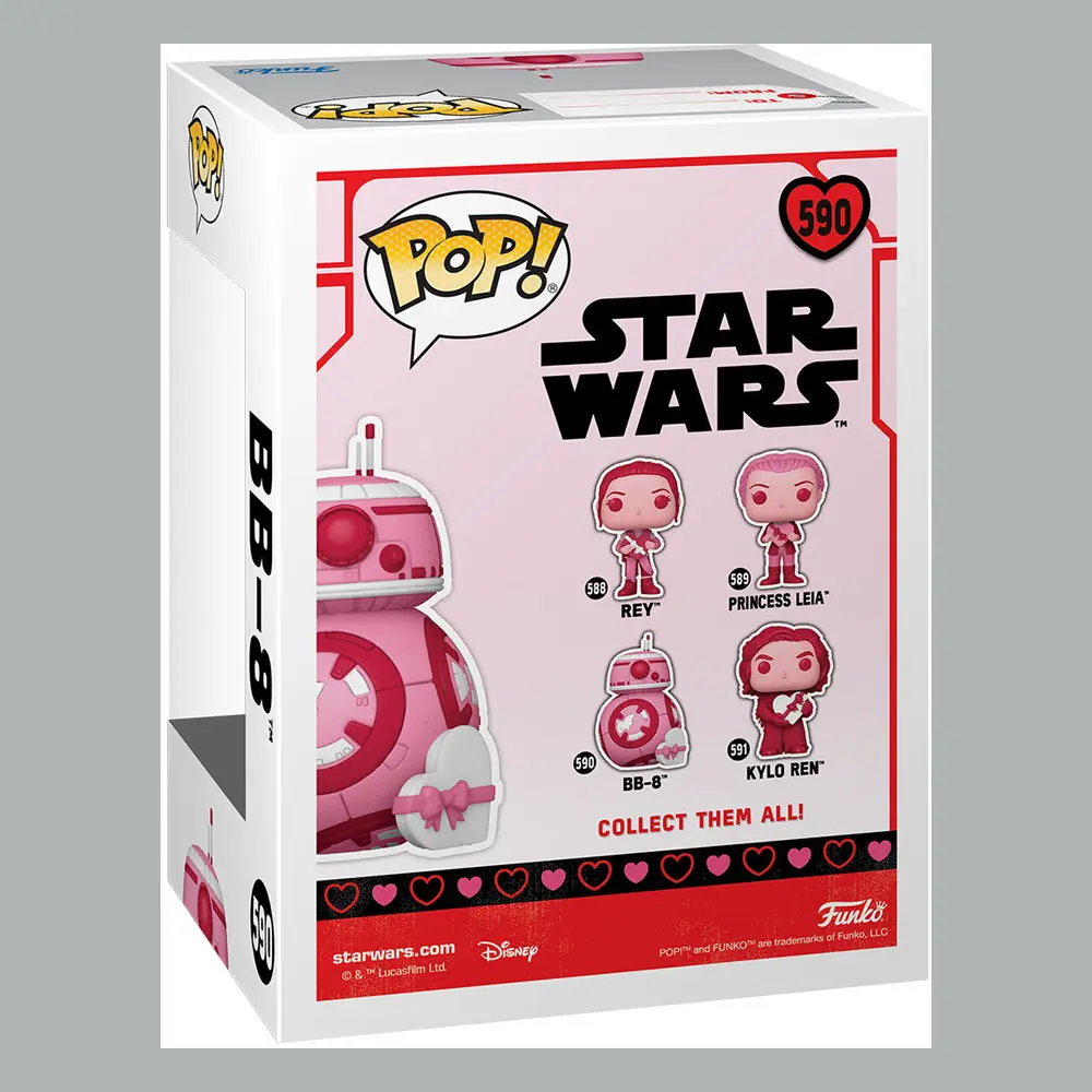 Star Wars Valentines Funko POP! Star Wars Vinyl figura BB-8 9 cm termékfotó