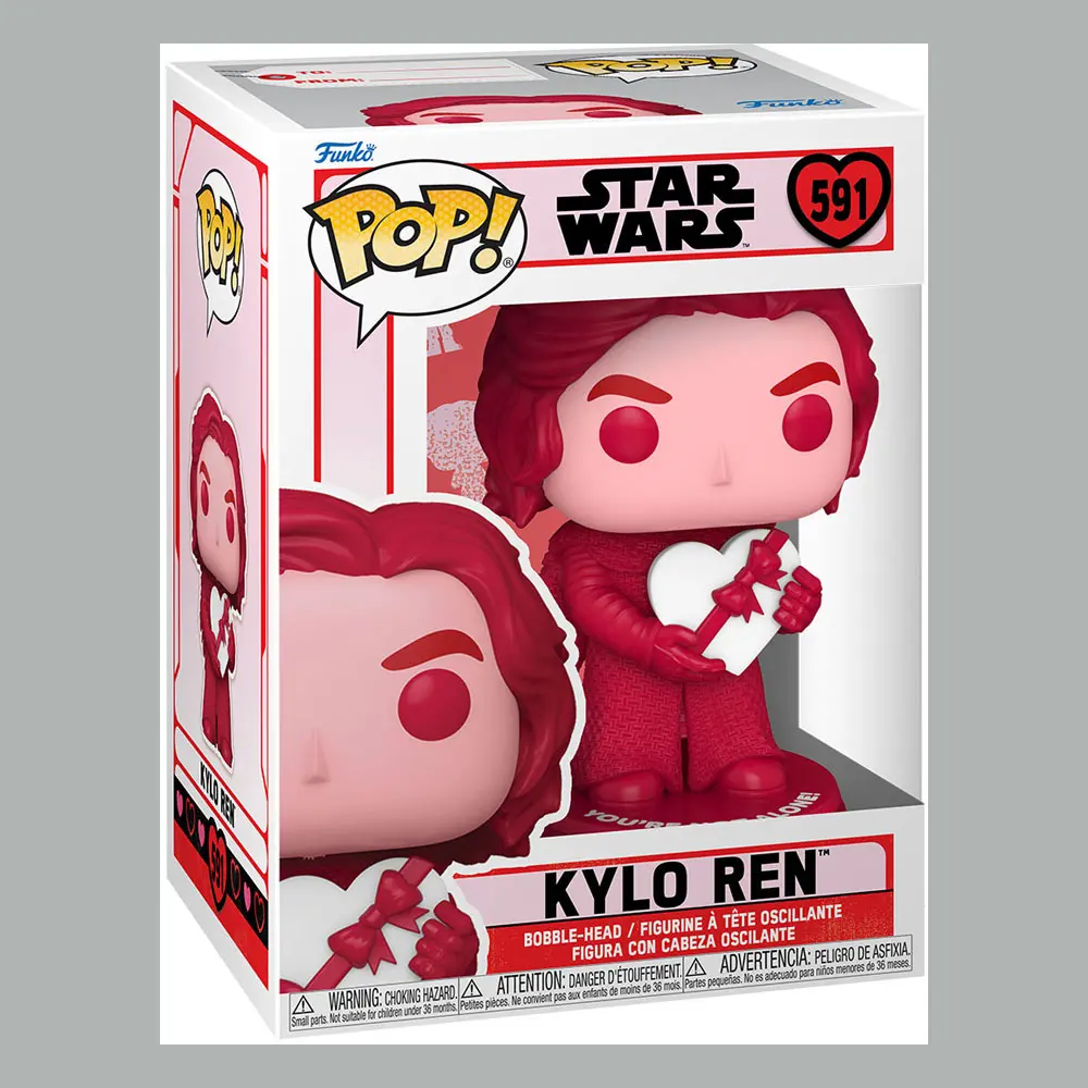 Star Wars Valentines Funko POP! Star Wars Vinyl figura Kylo Ren 9 cm termékfotó