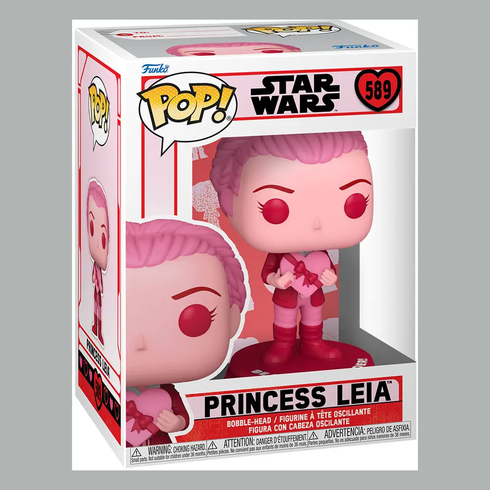Star Wars Valentines Funko POP! Star Wars Vinyl figura Leia 9 cm termékfotó