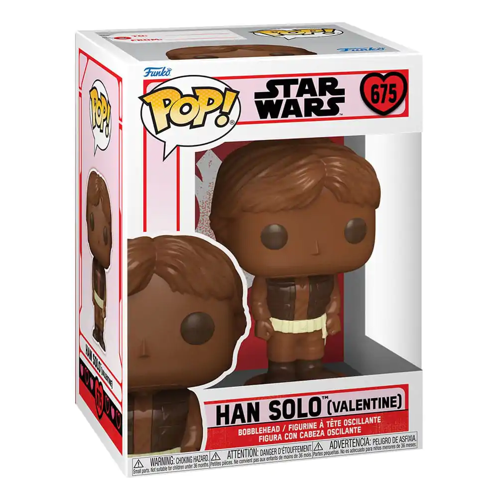 Star Wars Valentines Funko POP! Vinyl figura Han Solo (Val Choc) 9 cm termékfotó