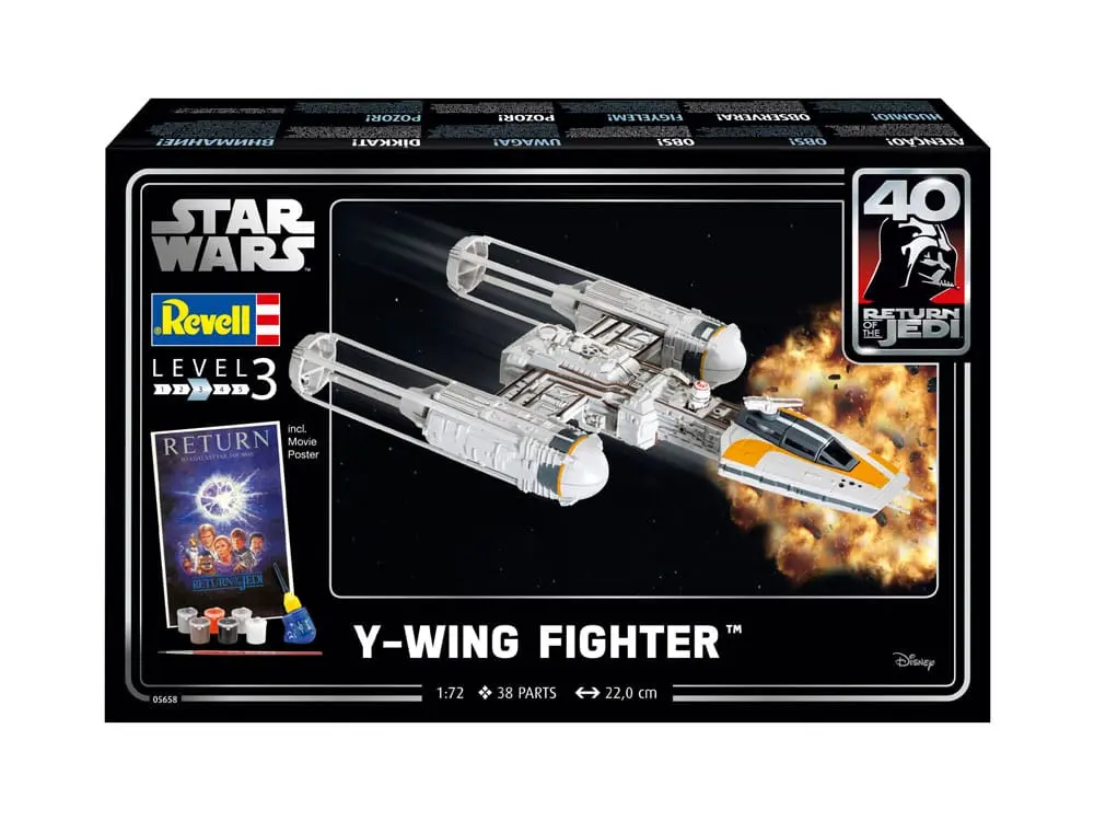 Star Wars Y-wing Fighter modell készlet termékfotó
