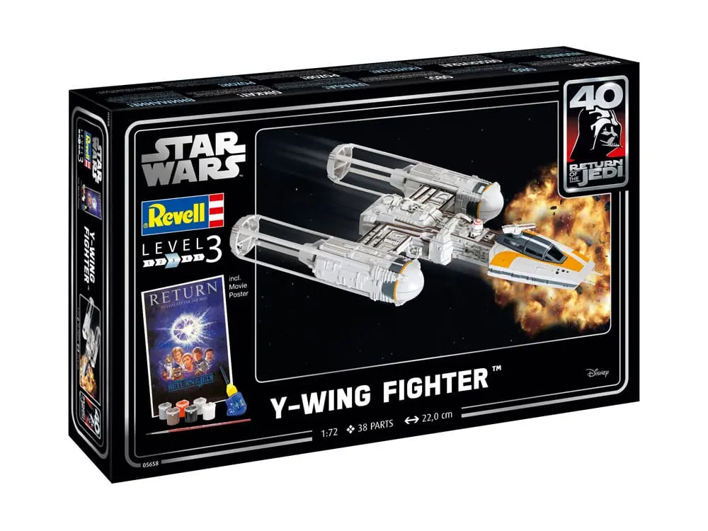 Star Wars Y-wing Fighter modell készlet termékfotó
