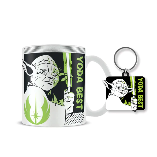 Star Wars Yoda Best bögre és kulcstartó csomag termékfotó