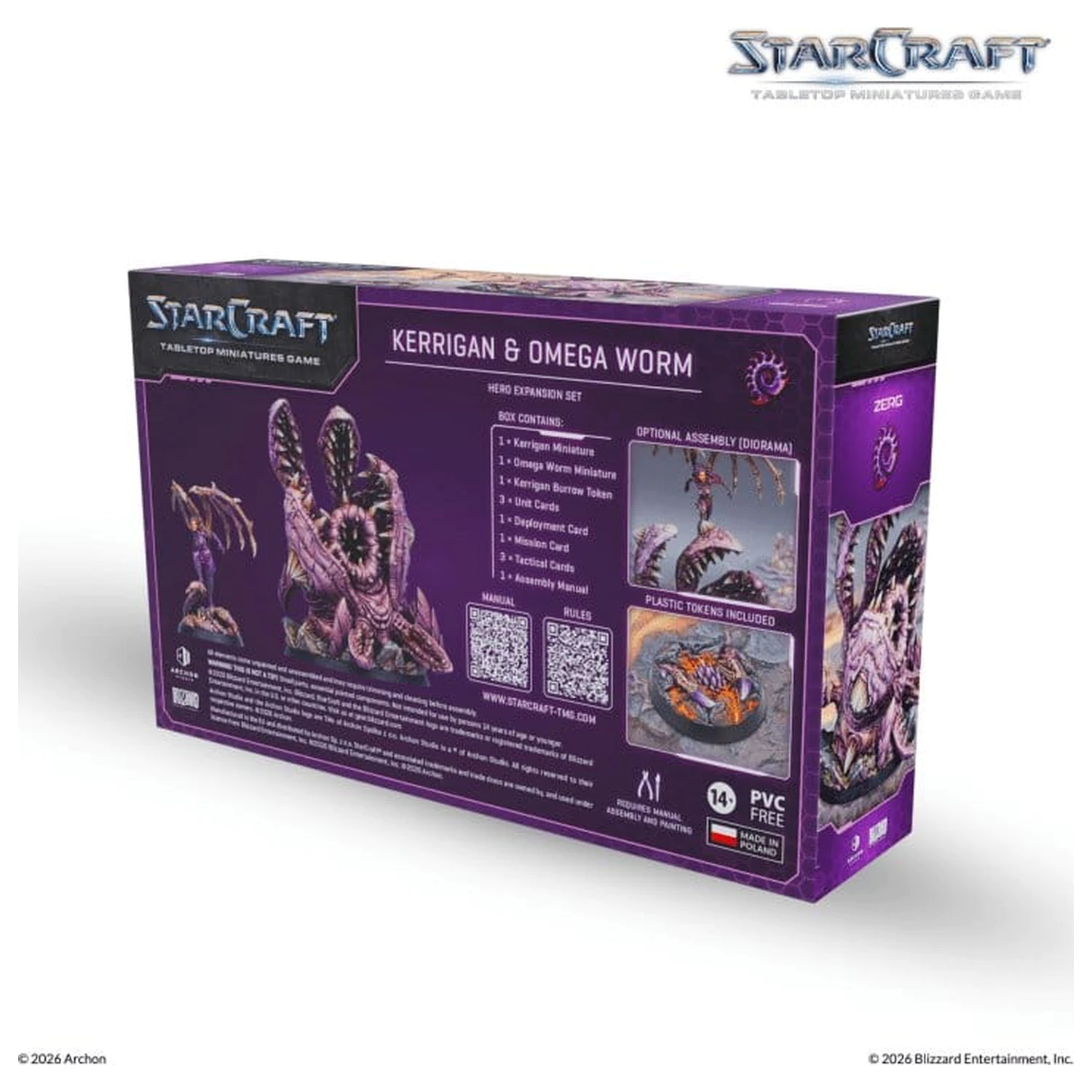 StarCraft TMG Hero Expansion Set Zerg: Kerrigan & Omega Worm termékfotó