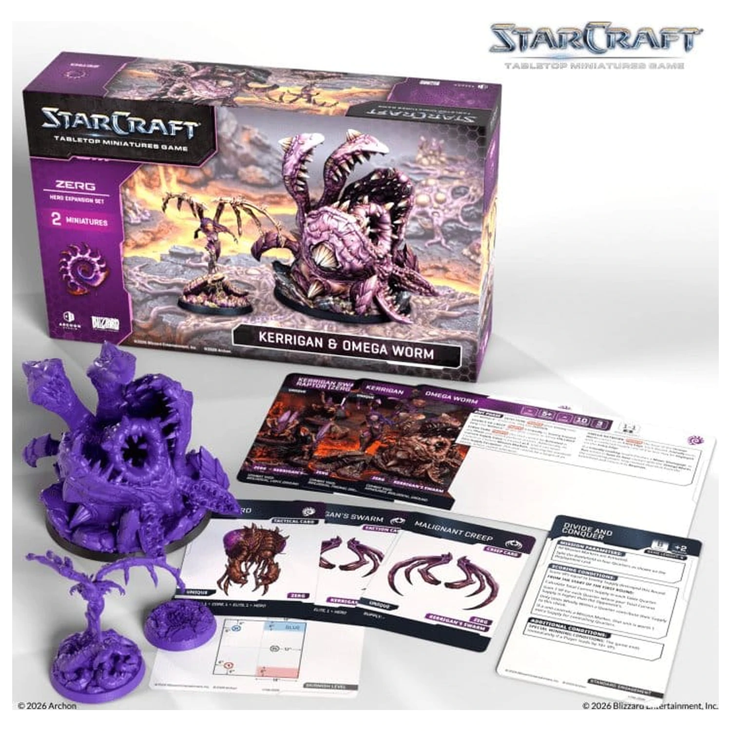 StarCraft TMG Hero Expansion Set Zerg: Kerrigan & Omega Worm termékfotó